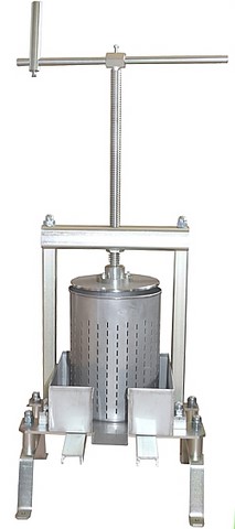 Pressoir pour le miel inox: ici, le 8,5 litres Pro